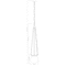 Z-Lite Calhoun Pendant, 1-Light, 9 In.W x 10.75 In.H, Matte black/Clear seedy 7506P9-MB - alternate 2
